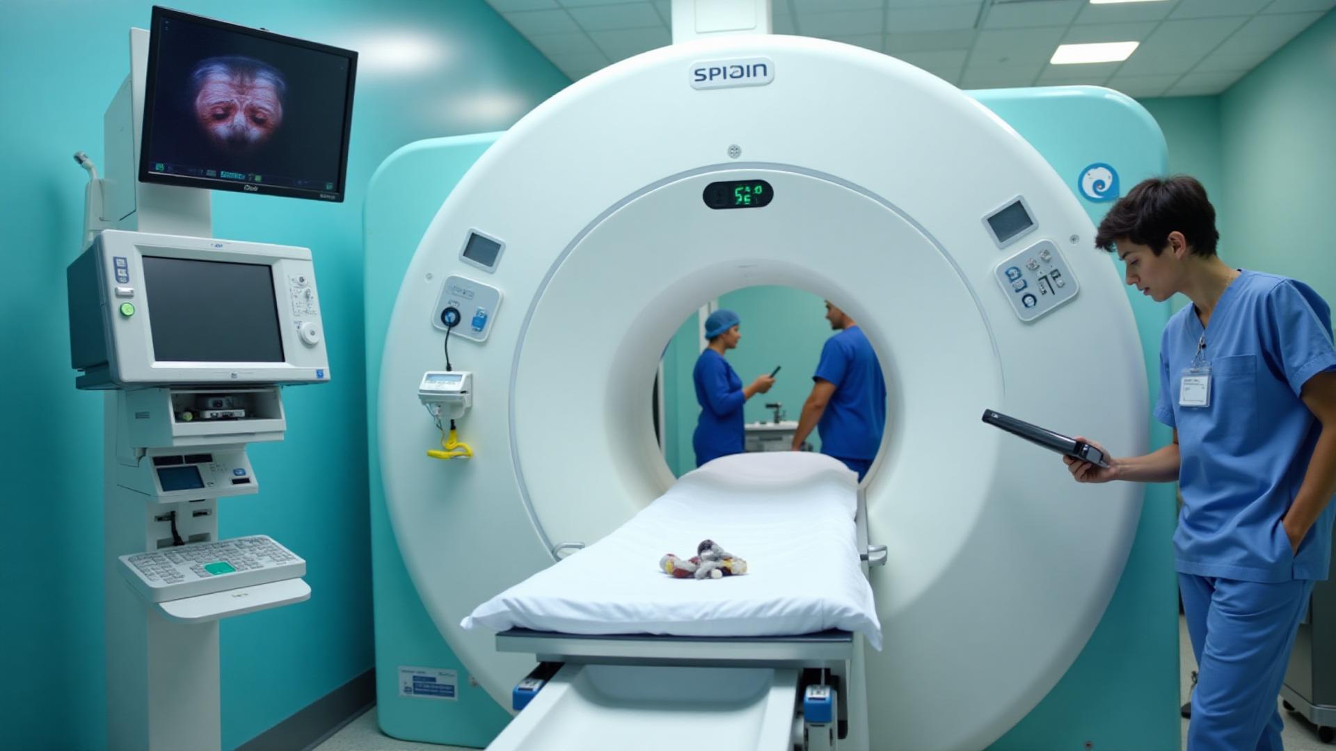 Modern medical equipment in professional healthcare setting